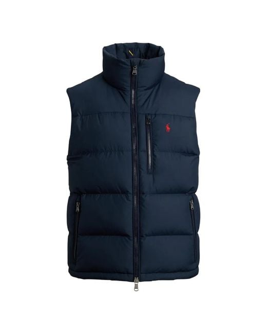 Polo Ralph Lauren Blue The Gorham Down Gilet for men