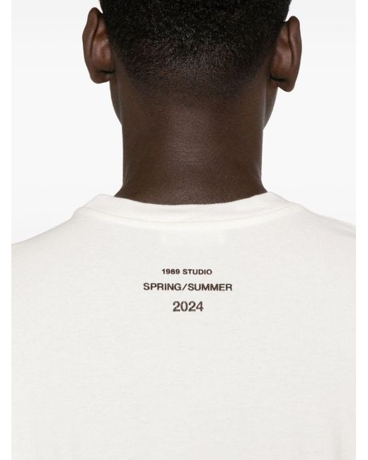 T-shirt Slime di 1989 STUDIO in White da Uomo
