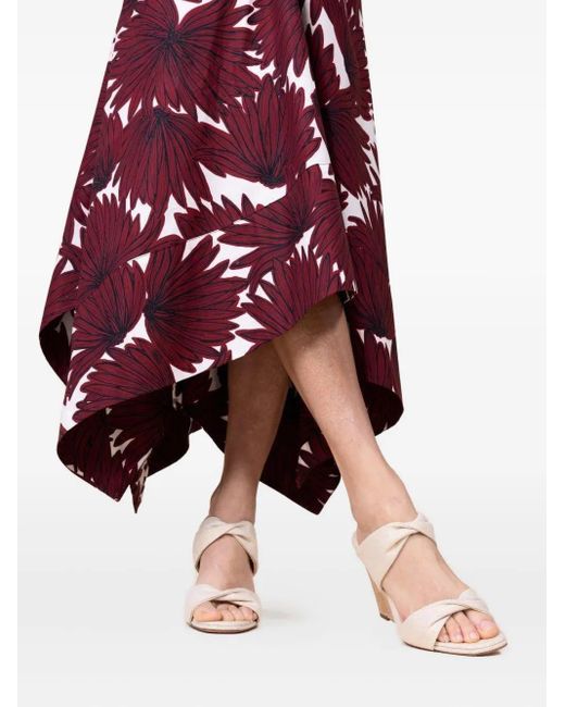 85mm Twist wedge sandals Aquazzura de color Natural