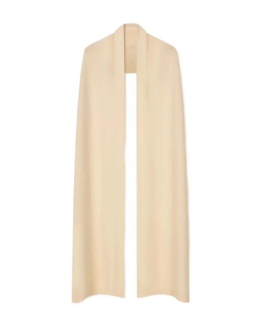 Aeron White Salut Wool Scarf