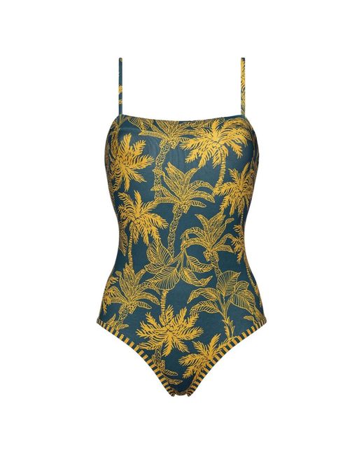 Eres Green Tropical Swimsuit