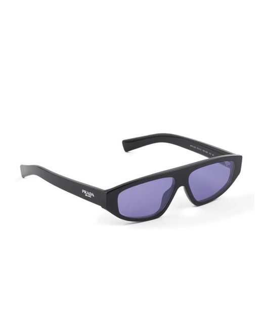 Prada Blue Rectangular-Design Sunglasses for men