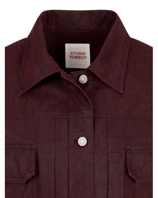 Coated Dolman Sleeve Jacket - Studio R330 | Shop Now