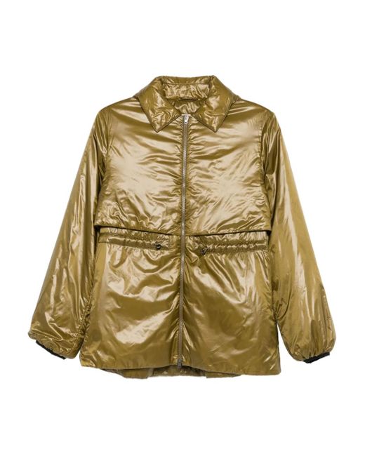 Herno Green Drawstring-Waist Parka