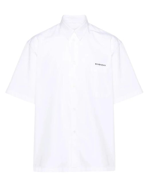 Givenchy Overhemd Met Logoprint in het White voor heren