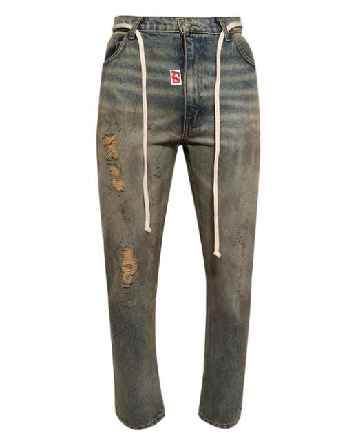 RRR123 Jeans im Distressed-Look in Gray für Herren