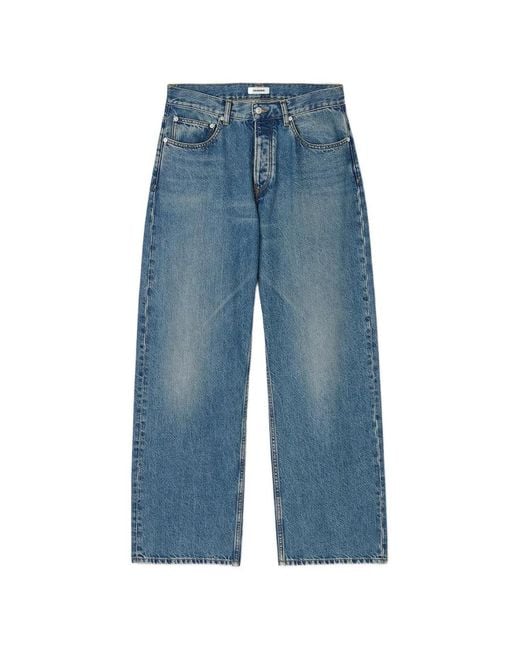 Sandro Baggy Jeans in het Blue voor heren