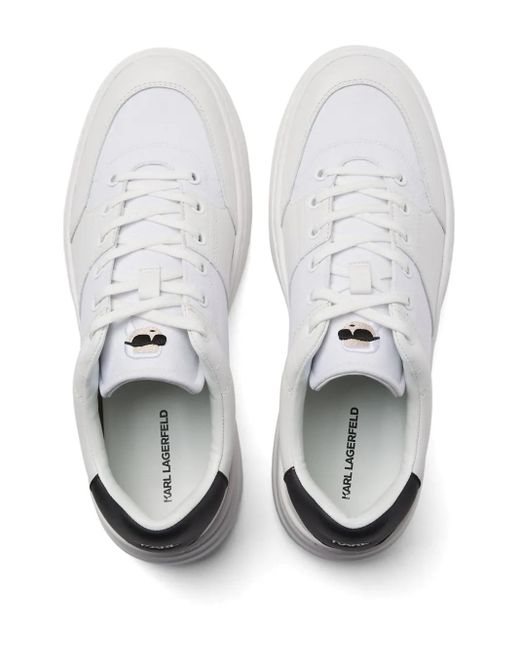 メンズ Karl Lagerfeld Kronos Apron スニーカー White