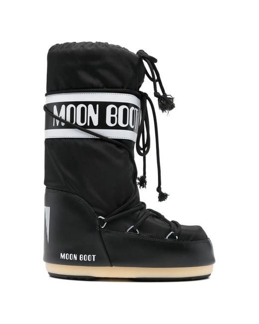 Moon Boot Black Icon Boots