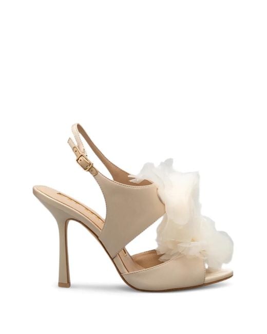 Kat Maconie White Sandales À Bride Arrière Sher