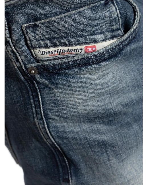 DIESEL Blue 1979 Sleenker Faded Jeans for men