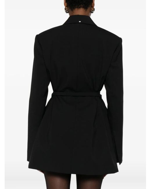 Sportmax Black Pocket Double-Breasted Jacket