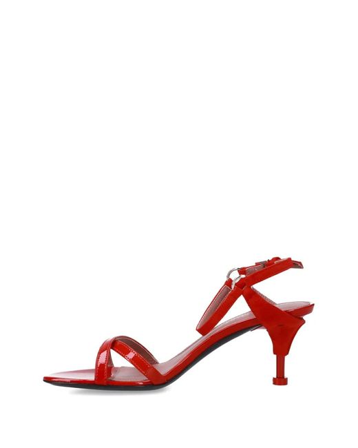 Premiata Red Crisscross Sandals