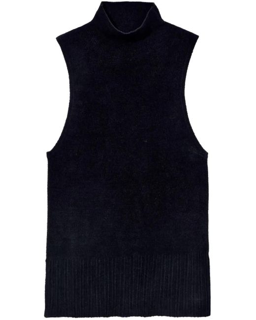 Proenza Schouler Blue Mackenzie Knit Top