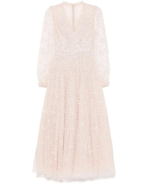 Vestido de fiesta Leila Needle & Thread de color Pink