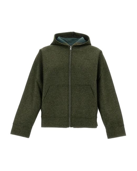 Chaqueta con cremallera y capucha A.P.C. de color Green
