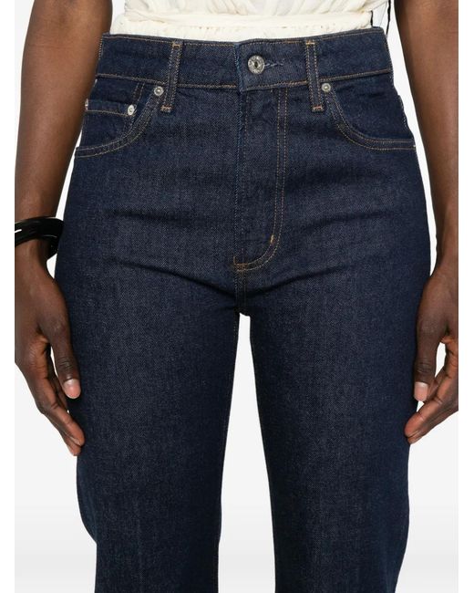 Citizens of Humanity Blue Zurie Straight-Leg Jeans