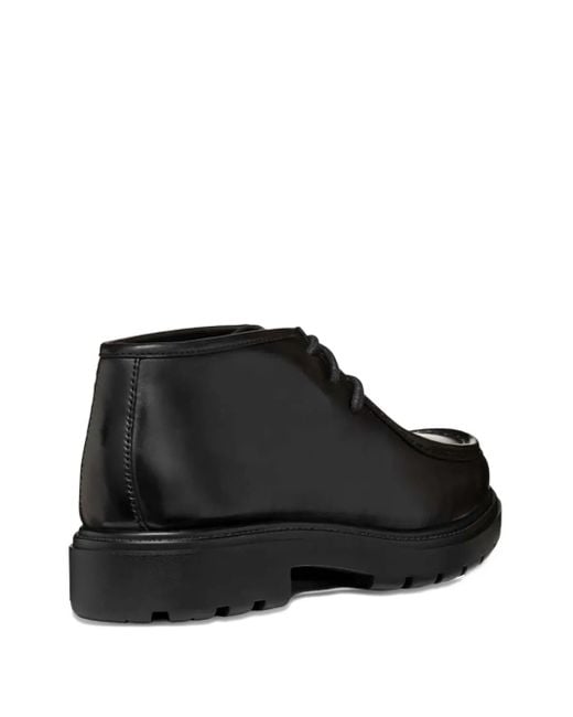 Geox Black Spherica Ec7 Lace-Up Desert Boots for men
