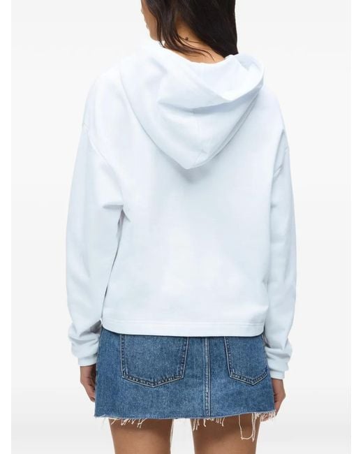 Karl Lagerfeld White Logo Hoodie