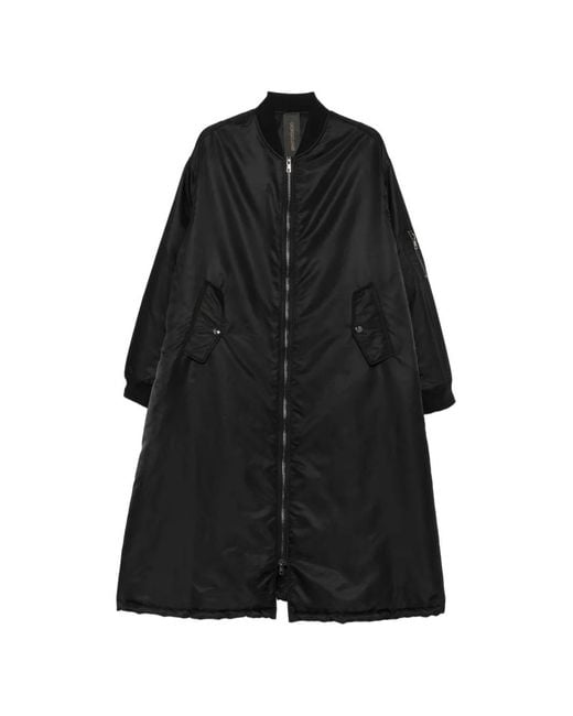 Giorgio Brato Black Zip-Up Coat