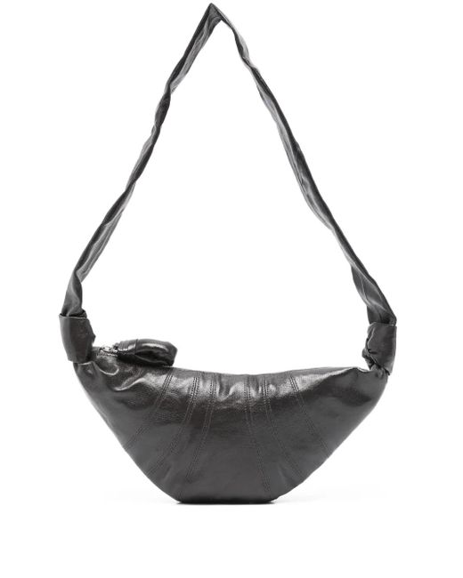 Lemaire Croissant Kleine Schoudertas in het Metallic