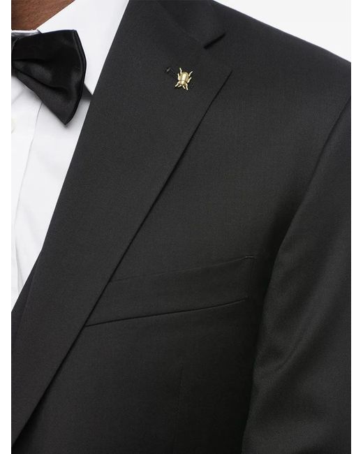 Corneliani Black Three-Piece Wool Suit for men