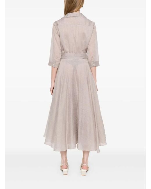 Blanca Vita White Allia Midi Dress