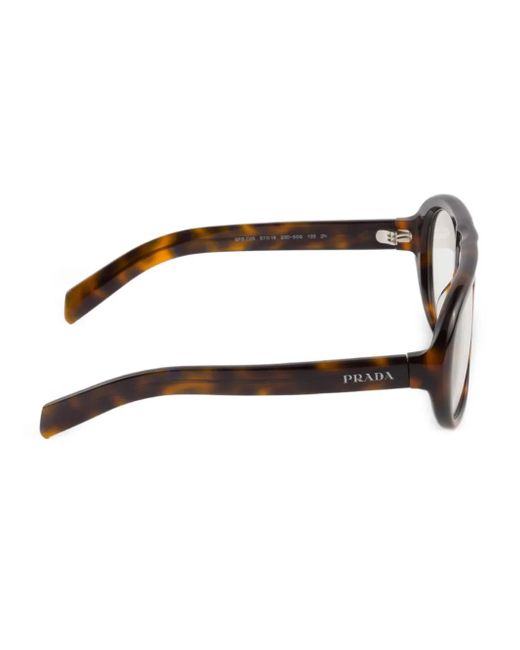 Prada Brown Pilot-Frame Sunglasses