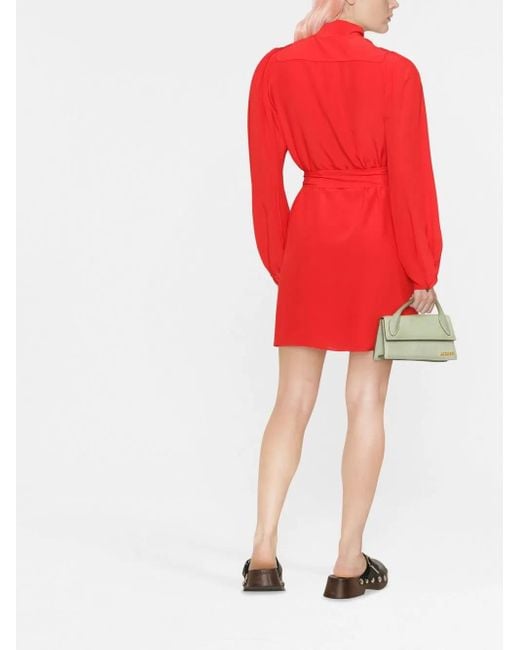 DSquared² ディースクエアード ボウタイ ミニドレス Red