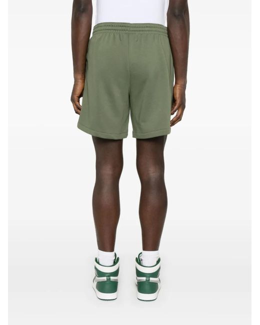 Champion Green Logo-Patch Shorts for men