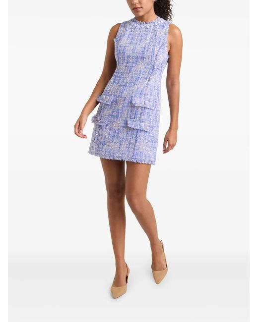 Cinq À Sept Blue Minikleid Aus Tweed