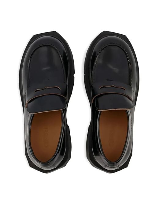 Mocasines penny con plataforma Off-White c/o Virgil Abloh de color Black