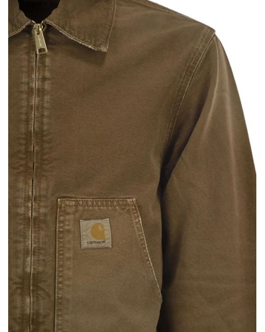 Carhartt Green Dearborn Canvas Jacket