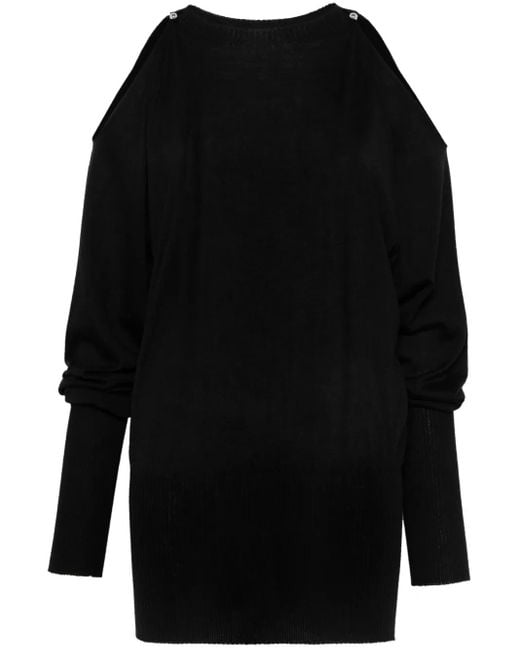 Mrz ピアスディテール トップ Black