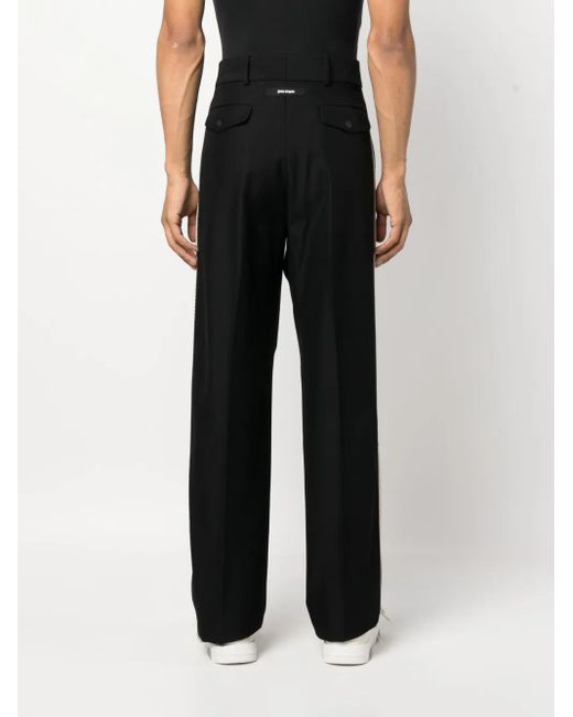 Palm Angels Klassische Hose Mit Streifen in Black für Herren