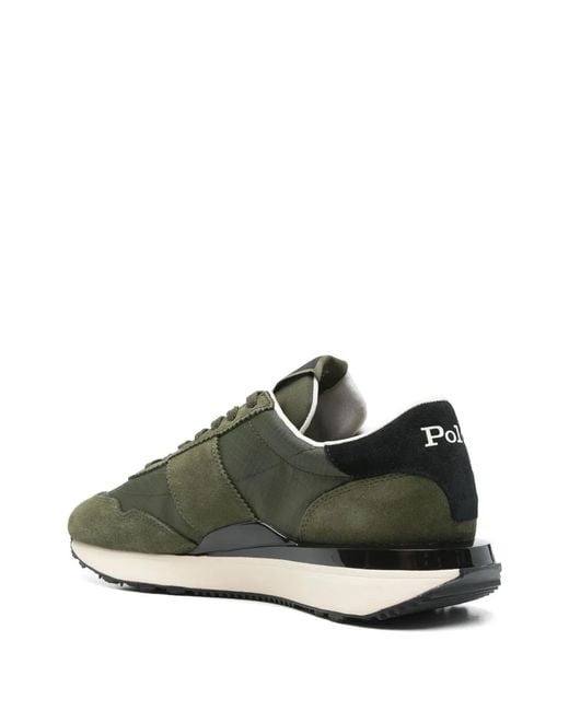 Polo Ralph Lauren Green Train 89 Lace-Up Sneakers for men