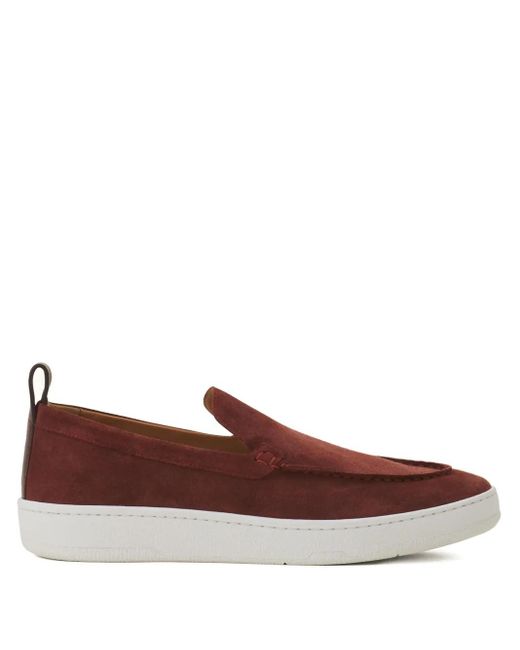 Lanvin Men's Brown Suede Sneakers - Main Image