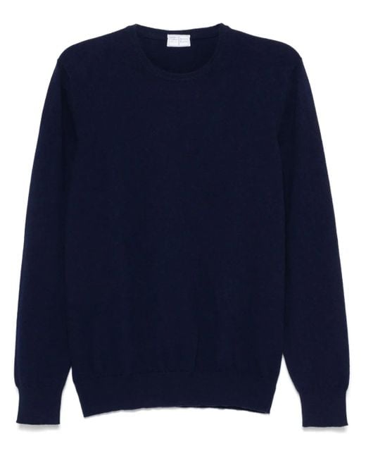 Fedeli Blue Argentina Sweater for men