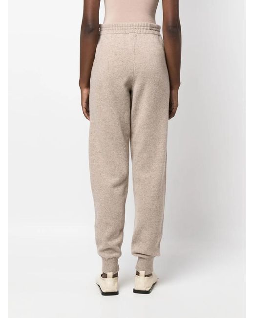 Woolrich Natural Drawstring-Waist Knitted Trousers