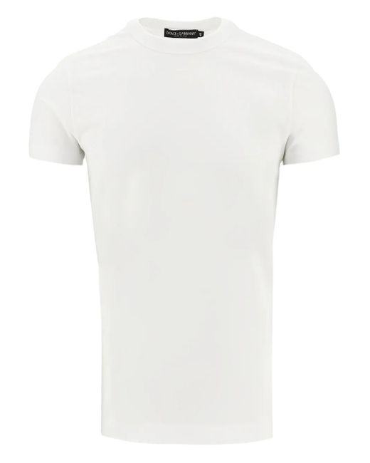 Dolce & Gabbana White Dolce & Gabbana T-Shirts And Polos for men