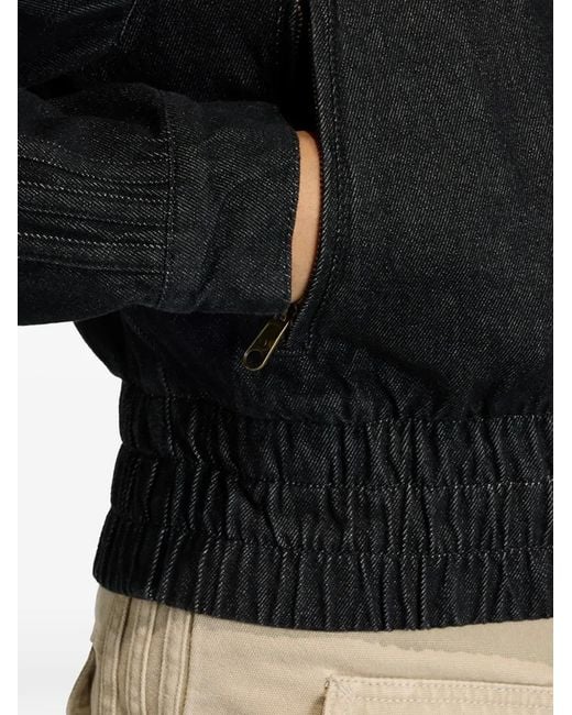 Adidas Black Denim Track Jacket