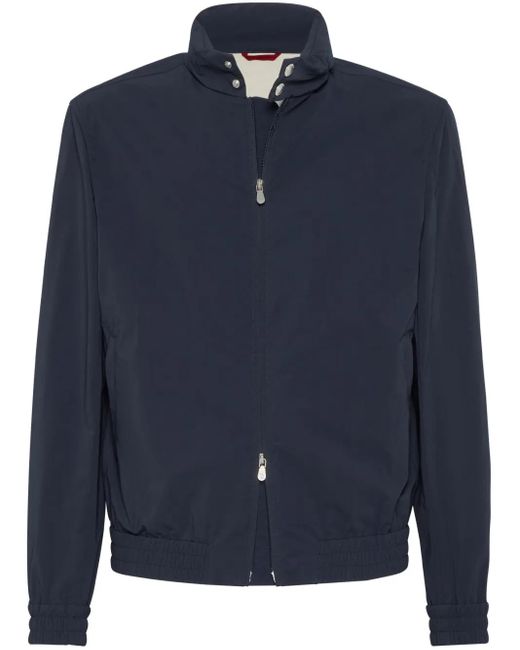 Bomber Impermeabile di Brunello Cucinelli in Blue da Uomo
