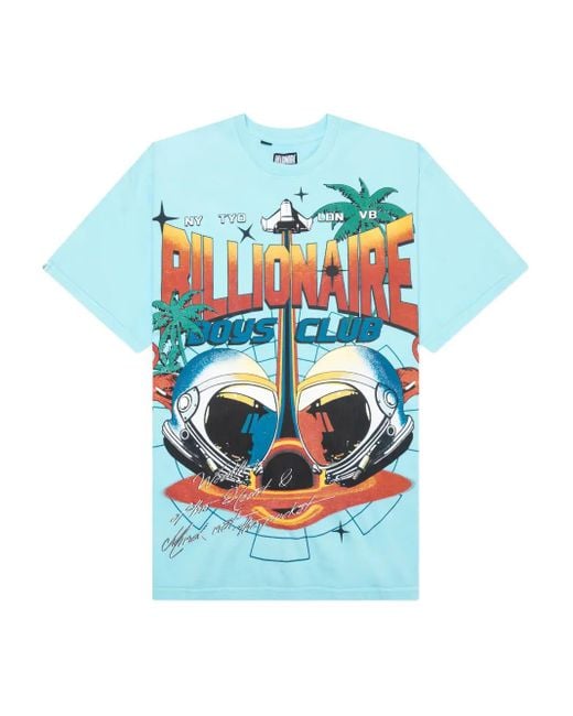 T-Shirt Bb Tropics Con Stampa di BBCICECREAM in Blue da Uomo