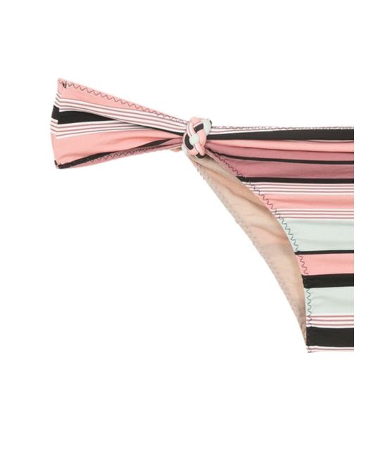 Clube Bossa Pink Rings Striped Bikini Bottoms