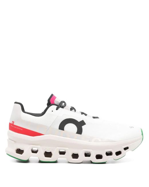 On Shoes White Cloudmster Sneakers for men