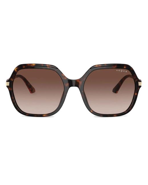 Vogue Eyewear Brown Tortoiseshell-Effect Sunglasses