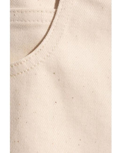 Moncler Natural Tapered Leg Jeans