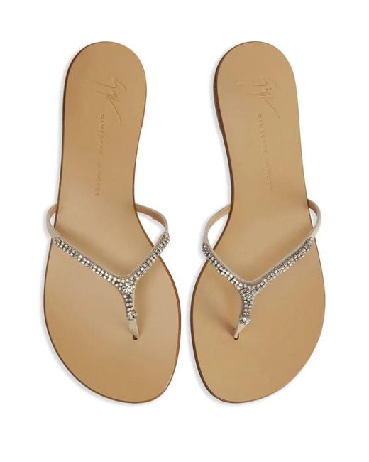 Giuseppe Zanotti Brown Gentille Leather Sandals