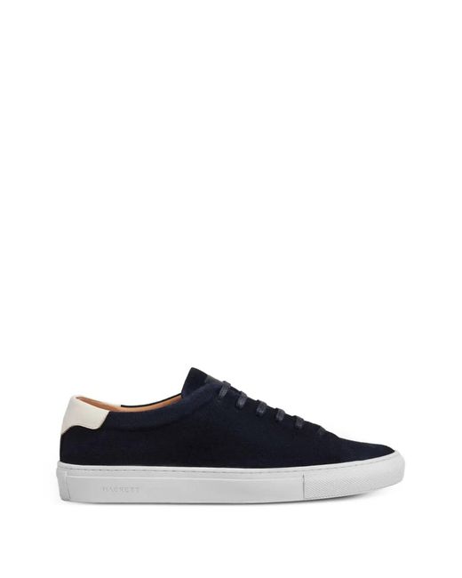 Hackett Blue Idol Lace-Up Sneakers for men