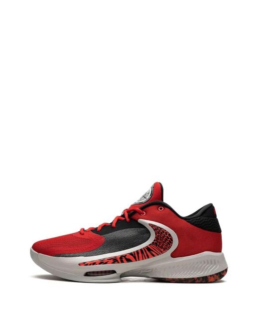 Nike Red Zoom Freak 4 "Safari" Sneakers
